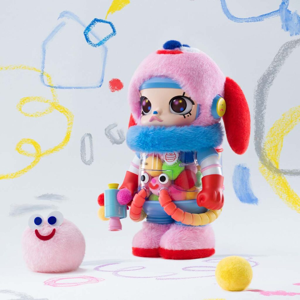 MEGA SPACE MOLLY 400% Jon Burgerman