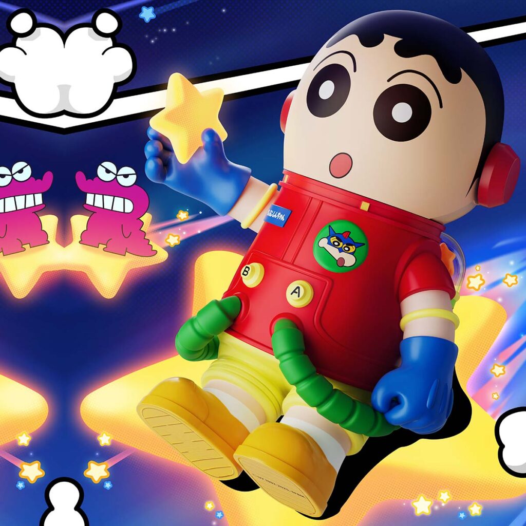 MEGA SPACE MOLLY 400%+100% Crayon Shinchan