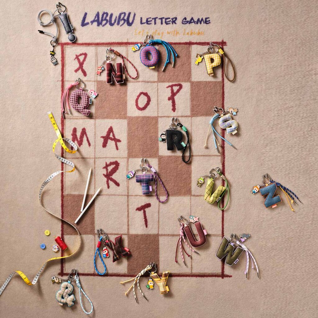 THE MONSTERS Pin for Love Series- Letter Pendant Blind Box (N-Z)