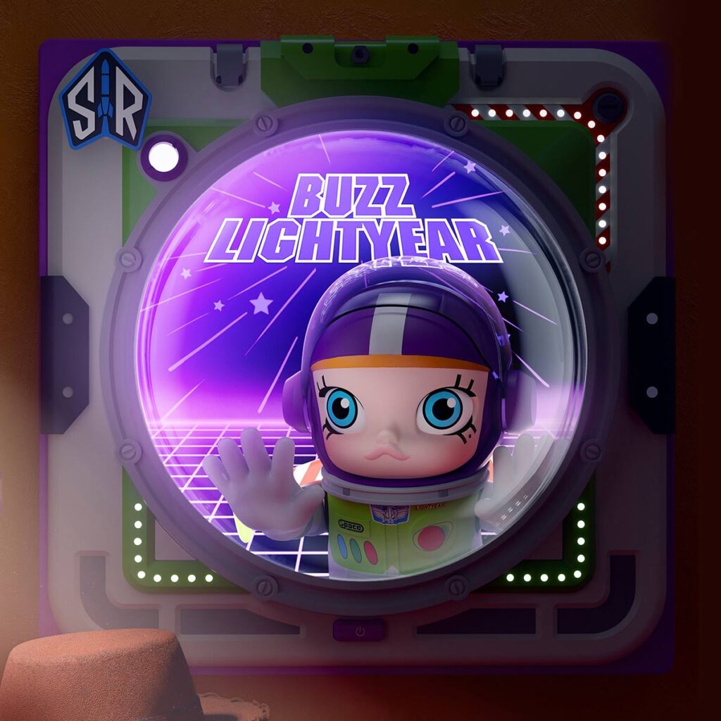 MEGA SPACE MOLLY BUZZ LIGHTYEAR "IN SPACE" 3D Painting